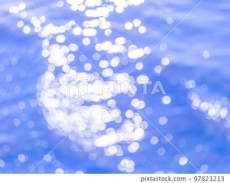 Background material polka dot reflection blue system Background material polka dot reflection blue system 97823213