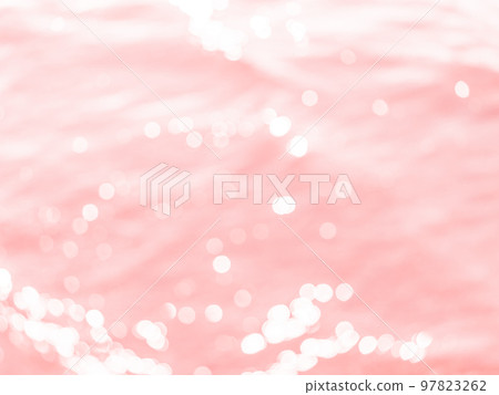Background material: Reflection with polka dots Pink system 97823262