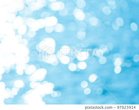 Background material Reflection of polka dot pattern Light blue system Background material Reflection of polka dot pattern Light blue system 97823914