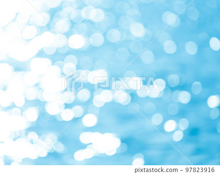 Background material Reflection of polka dot pattern Light blue system 97823916