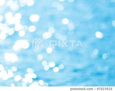 Background material Reflection of polka dot pattern Light blue system 97823918