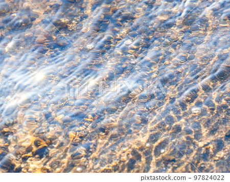 Background material Shine on the surface of the water and reflection of swells Background material Shine on the surface of the water and reflection of swells 97824022