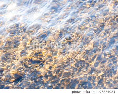 Background material Shine on the surface of the water and reflection of swells Background material Shine on the surface of the water and reflection of swells 97824023