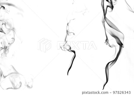 Smoke white background. Blur abstract fog, black smoke or steam mist cloud isolated on white background. Steam flow in pollution, vapor cigarette, gas, dry ice. Smoke white background. Blur abstract fog, black smoke or steam mist cloud isolated on white background. Steam flow in pollution, vapor cigarette, gas, dry ice. 97826343