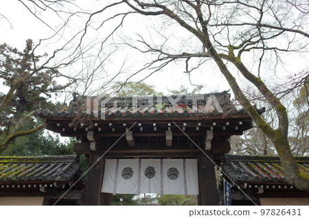 Scenery of the east gate_Imamiya Shrine Scenery of the east gate_Imamiya Shrine 97826431