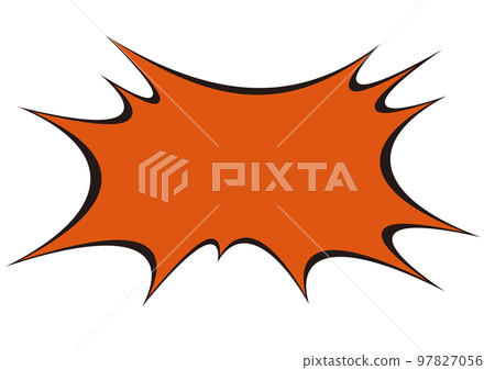 Punk speech bubble Red A Punk speech bubble Red A 97827056
