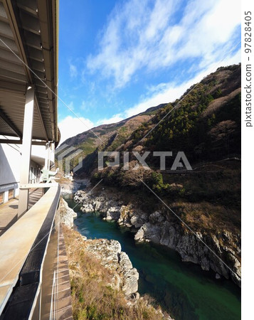 Road Station大步危展望台的風景【德島縣三好市山代町】 Road Station大步危展望台的風景【德島縣三好市山代町】 97828405