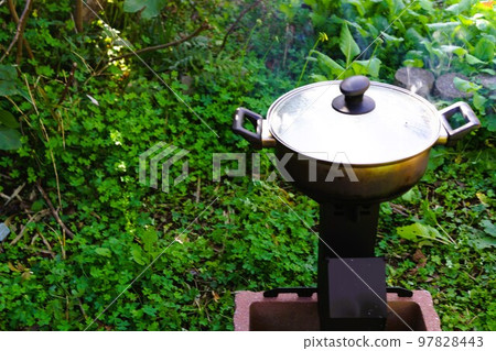 Rocket stove material background camping disaster blackout out of gas 97828443