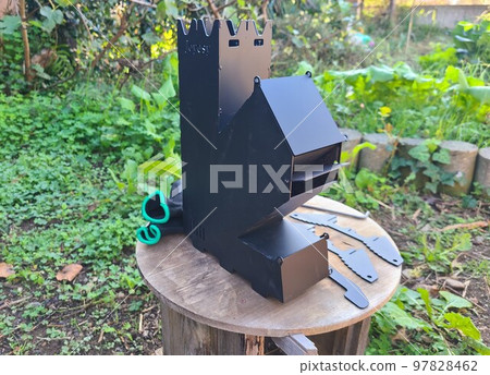 Rocket stove material background camping disaster blackout out of gas 97828462