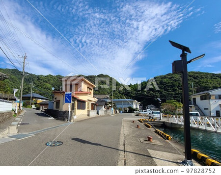 鹿兒島縣和泉郡長島町獅子島和谷寺港周邊風景 97828752