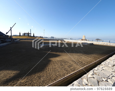 道之站戀人聖地宇多津臨海公園[香川縣鮎田郡宇多津町]和入濱式修復鹽田4 97828889