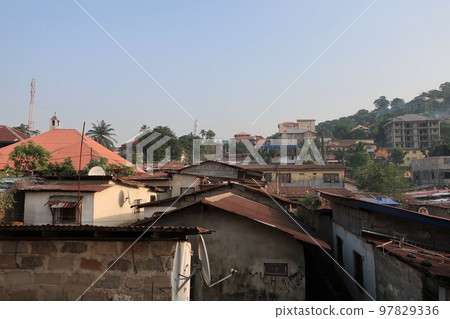 Free Town, the capital of the Republic of Sierra Leone 97829336