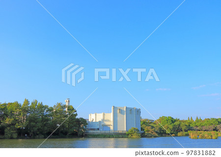 豐橋市民文化中心和向山圖書館的風景 97831882