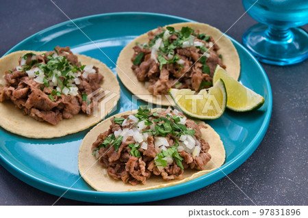 Delicious Mexican tacos 97831896