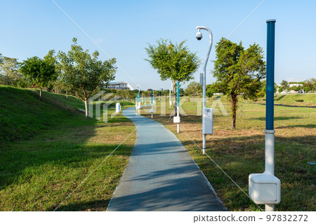 Taichung Central Park. Xitun District Shuinan Economic and Trade Area. Taichung City, Taiwan. 97832272