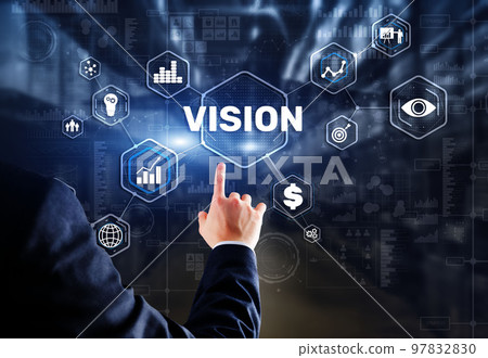 Vision Direction Future Business Inspiration Motivation Concept 97832830