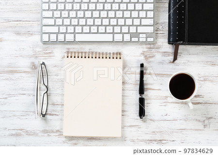 Still life of manager workplace in office Still life of manager workplace in office 97834629