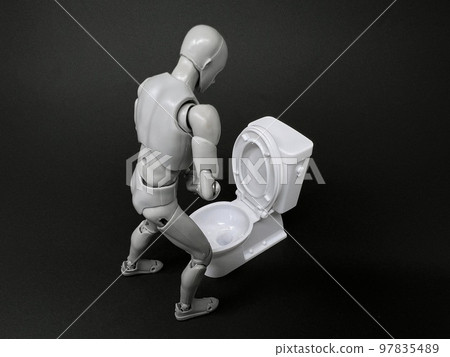 man standing in toilet 97835489