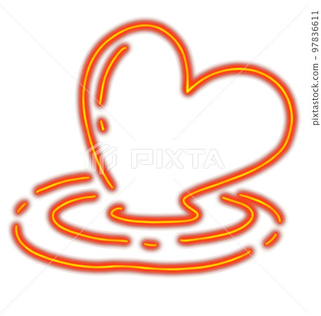 Valentines day neon heart love symbol sign decoration item glow in the dark Valentines day neon heart love symbol sign decoration item glow in the dark 97836611