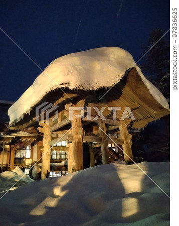 羽黑山鐘樓 冬天 羽黑山鐘樓 冬天 97836625