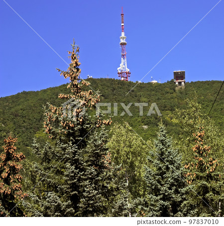 TV antenna  in Northern Caucasus.. 97837010