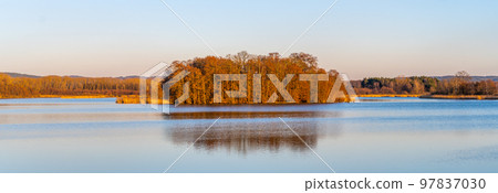 Zabakor - the largest pond in Bohemian Paradise. Protected Landscape Area. Czech Republic Zabakor - the largest pond in Bohemian Paradise. Protected Landscape Area. Czech Republic 97837030