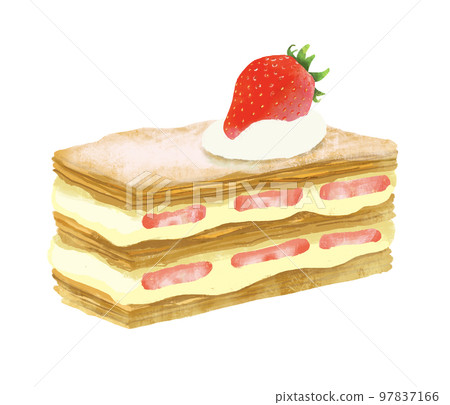 Strawberry Millefeuille Strawberry Strawberry Millefeuille Strawberry 97837166