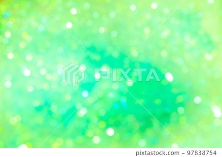 Glitter / fresh green background material 97838754