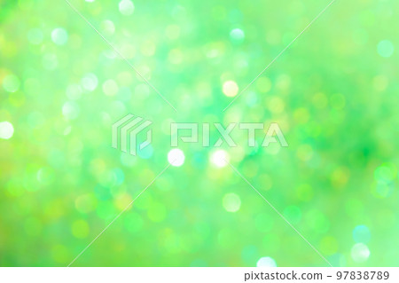 Glitter / fresh green background material Glitter / fresh green background material 97838789