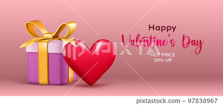Valentine's Day illustration for holiday sales 97838967