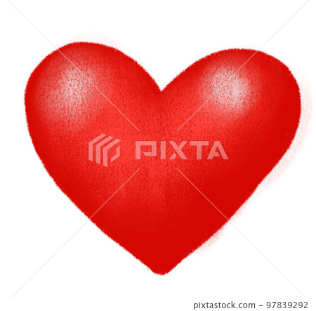 Valentine heart love shape deocration hand drawing illustration element 97839292