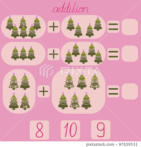 fold the Christmas trees in the picture and record the result fold the Christmas trees in the picture and record the result 97839531
