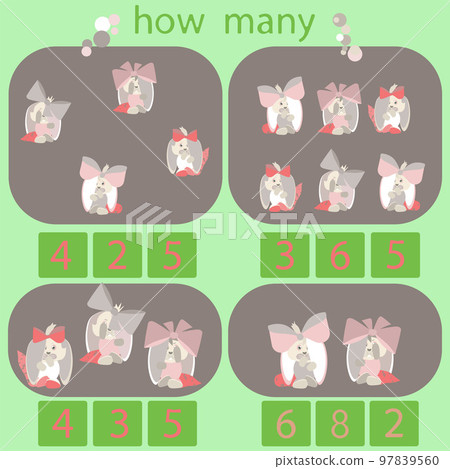 count how many rabbits are in the picture 97839560