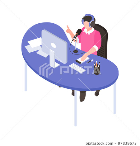 Radio Studio Icon Radio Studio Icon 97839672