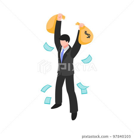 Corruption Isometric Icon 97840103