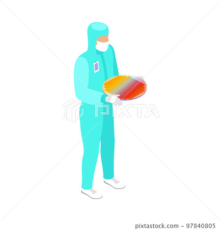 Semiconductor Laboratory Worker Composition 97840805