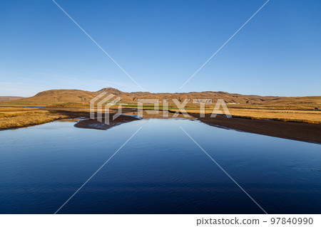 Landscape in the area of southern Iceland 97840990