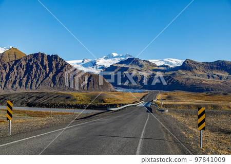 Landscape in Skaftafell area, Iceland 97841009