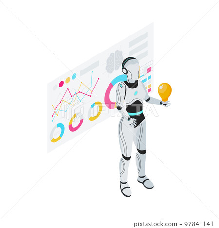 Business Idea Cyborg Composition 97841141