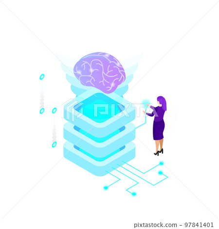 Brain Server Rack Composition 97841401