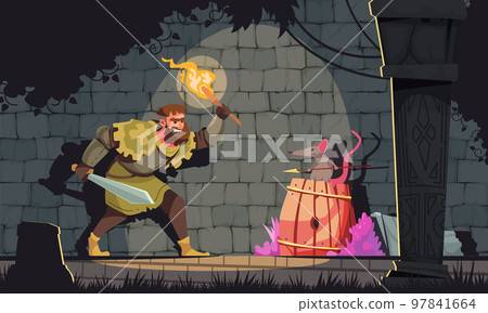 Dungeon Cartoon Composition 97841664