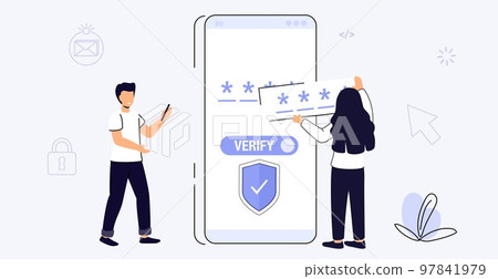 OTP One-time password for secure transaction on digital payment transaction 97841979