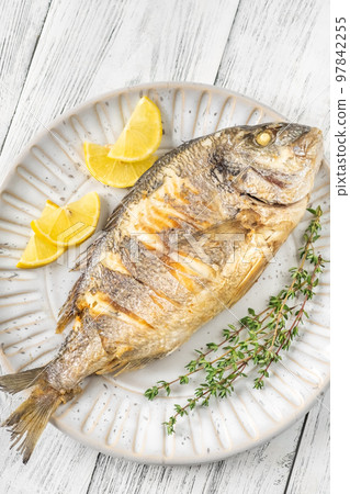 Mediterranean Baked Sea Bream 97842255