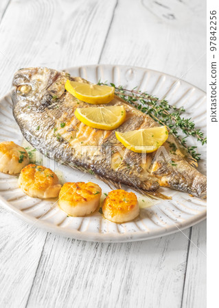 Mediterranean Baked Sea Bream 97842256
