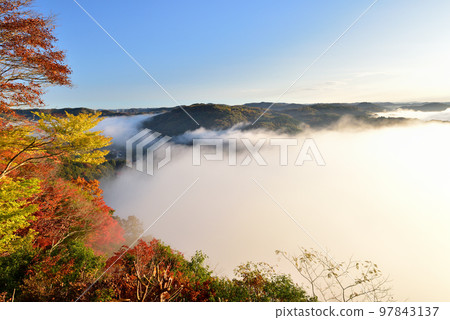 Kamakura mountain cloud sea Kamakura mountain cloud sea 97843137