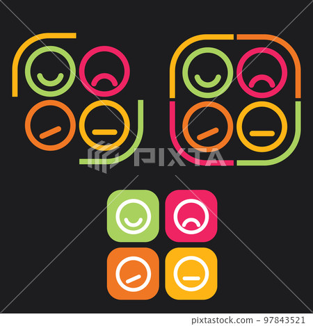 custom emoji face emoticon icon symbol logo design vector illustratoions custom emoji face emoticon icon symbol logo design vector illustratoions 97843521