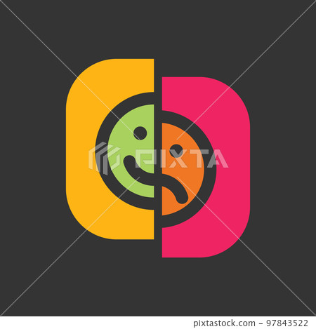 custom emoji face emoticon icon symbol logo design vector illustratoions 97843522