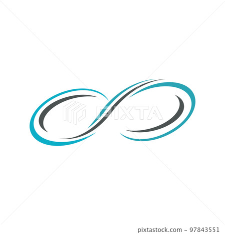 blue gray infinity logo design vector illustrations blue gray infinity logo design vector illustrations 97843551
