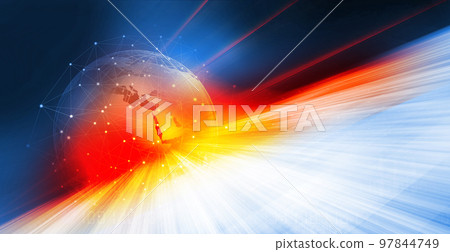 Graphical digital world connectivity background concept series Graphical digital world connectivity background concept series 97844749