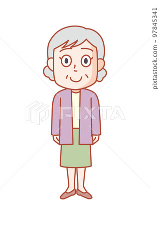 A woman in her 60s with a straight spine. I enjoy going to classes. A woman in her 60s with a straight spine. I enjoy going to classes. 97845341